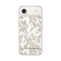 Slim Protection Case［ LAGUNAMOON - BotanicalJacquard - Clear×Beige ］