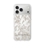 Slim Protection Case［ LAGUNAMOON - BotanicalJacquard - Clear×Beige ］
