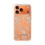 Slim Protection Case［ LAGUNAMOON - BotanicalJacquard - Clear×Beige ］