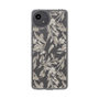 Slim Protection Case［ LAGUNAMOON - BotanicalJacquard - Clear×Beige ］