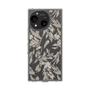 Slim Protection Case［ LAGUNAMOON - BotanicalJacquard - Clear×Beige ］
