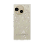 Slim Protection Case［ LAGUNAMOON - BotanicalJacquard - Clear×Beige ］