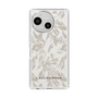 Slim Protection Case［ LAGUNAMOON - BotanicalJacquard - Clear×Beige ］