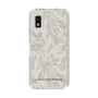 Slim Protection Case［ LAGUNAMOON - BotanicalJacquard - Clear×Beige ］