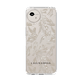 Slim Protection Case［ LAGUNAMOON - BotanicalJacquard - Clear×Beige ］
