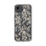 Slim Protection Case［ LAGUNAMOON - BotanicalJacquard - Clear×Beige ］
