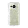 Slim Protection Case［ LAGUNAMOON - BotanicalJacquard - Clear×Beige ］