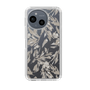 Slim Protection Case［ LAGUNAMOON - BotanicalJacquard - Clear×Beige ］