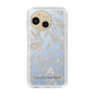Slim Protection Case［ LAGUNAMOON - BotanicalJacquard - Clear×Beige ］