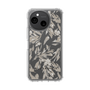 Slim Protection Case［ LAGUNAMOON - BotanicalJacquard - Clear×Beige ］