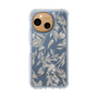 Slim Protection Case［ LAGUNAMOON - BotanicalJacquard - Clear×Beige ］