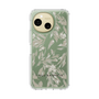 Slim Protection Case［ LAGUNAMOON - BotanicalJacquard - Clear×Beige ］