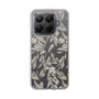 Slim Protection Case［ LAGUNAMOON - BotanicalJacquard - Clear×Beige ］