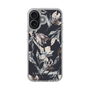 Slim Protection Case［ LAGUNAMOON - NuanceFlower - Navy ］
