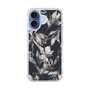 Slim Protection Case［ LAGUNAMOON - NuanceFlower - Navy ］