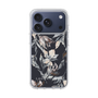 Slim Protection Case［ LAGUNAMOON - NuanceFlower - Navy ］