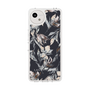 Slim Protection Case［ LAGUNAMOON - NuanceFlower - Navy ］