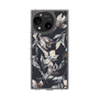 Slim Protection Case［ LAGUNAMOON - NuanceFlower - Navy ］