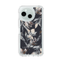 Slim Protection Case［ LAGUNAMOON - NuanceFlower - Navy ］