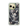 Slim Protection Case［ LAGUNAMOON - NuanceFlower - Navy ］