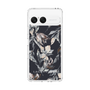 Slim Protection Case［ LAGUNAMOON - NuanceFlower - Navy ］