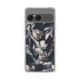 Slim Protection Case［ LAGUNAMOON - NuanceFlower - Navy ］