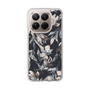 Slim Protection Case［ LAGUNAMOON - NuanceFlower - Navy ］