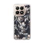 Slim Protection Case［ LAGUNAMOON - NuanceFlower - Navy ］