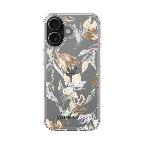 Slim Protection Case［ LAGUNAMOON - NuanceFlower - Clear ］