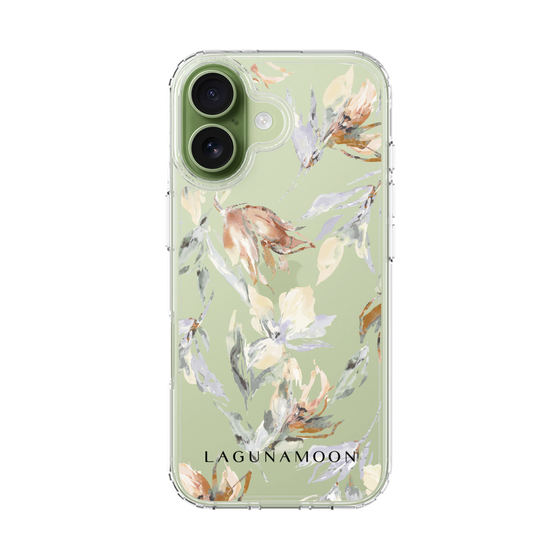 Slim Protection Case［ LAGUNAMOON - NuanceFlower - Clear ］
