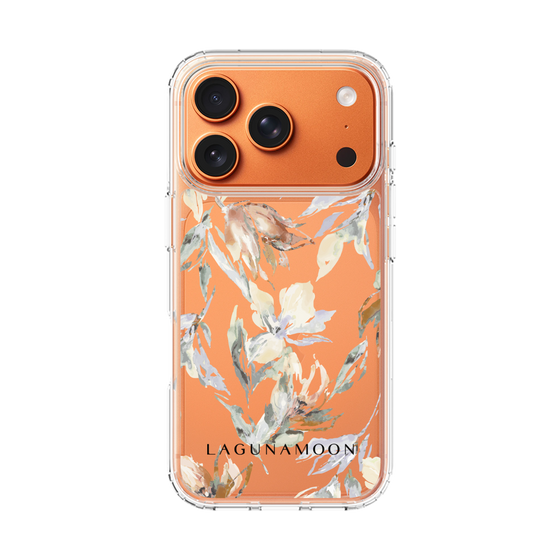 Slim Protection Case［ LAGUNAMOON - NuanceFlower - Clear ］