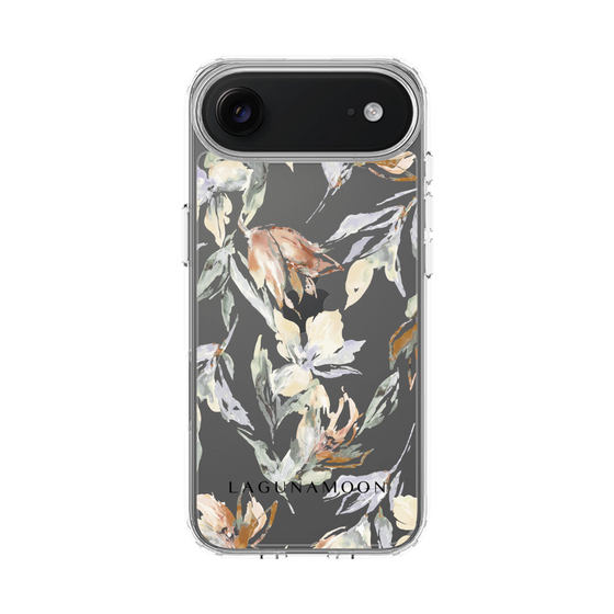 Slim Protection Case［ LAGUNAMOON - NuanceFlower - Clear ］
