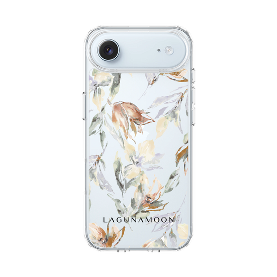 Slim Protection Case［ LAGUNAMOON - NuanceFlower - Clear ］
