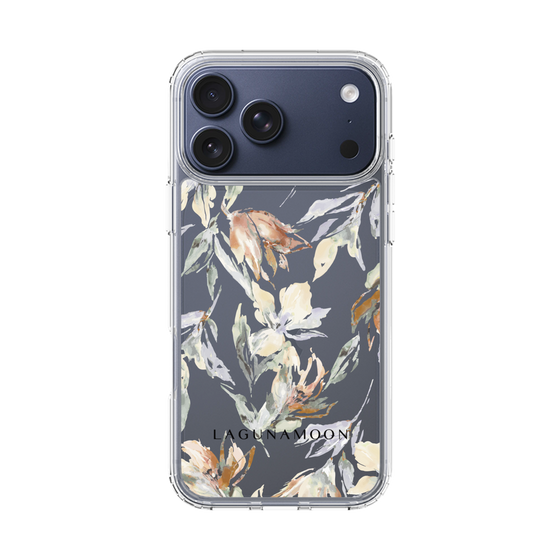 Slim Protection Case［ LAGUNAMOON - NuanceFlower - Clear ］