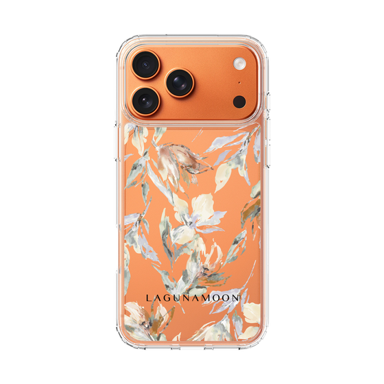 Slim Protection Case［ LAGUNAMOON - NuanceFlower - Clear ］