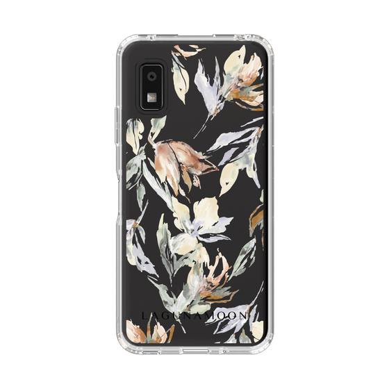 Slim Protection Case［ LAGUNAMOON - NuanceFlower - Clear ］