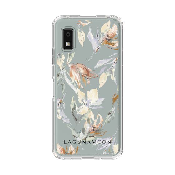 Slim Protection Case［ LAGUNAMOON - NuanceFlower - Clear ］