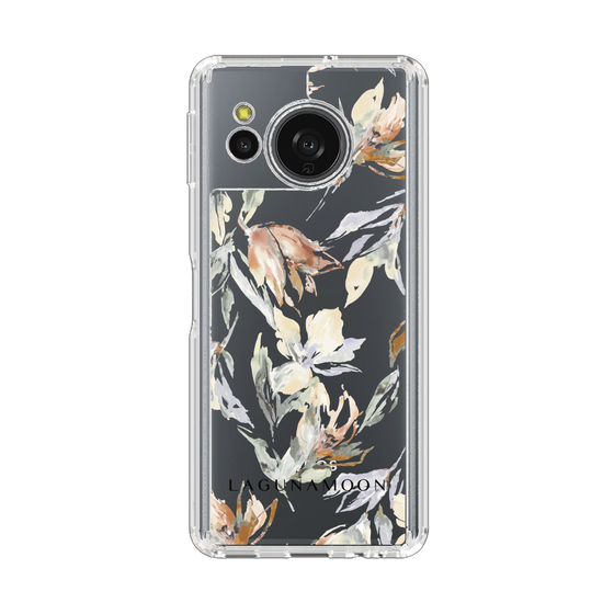 Slim Protection Case［ LAGUNAMOON - NuanceFlower - Clear ］