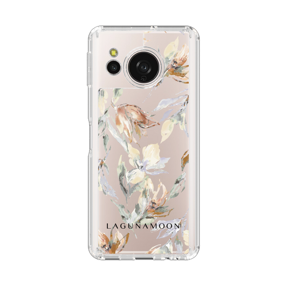 Slim Protection Case［ LAGUNAMOON - NuanceFlower - Clear ］