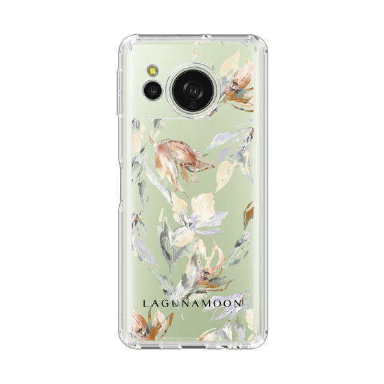 Slim Protection Case［ LAGUNAMOON - NuanceFlower - Clear ］