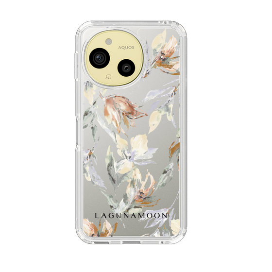 Slim Protection Case［ LAGUNAMOON - NuanceFlower - Clear ］