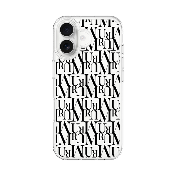Slim Protection Case［ MURUA - Monogram - Black ］