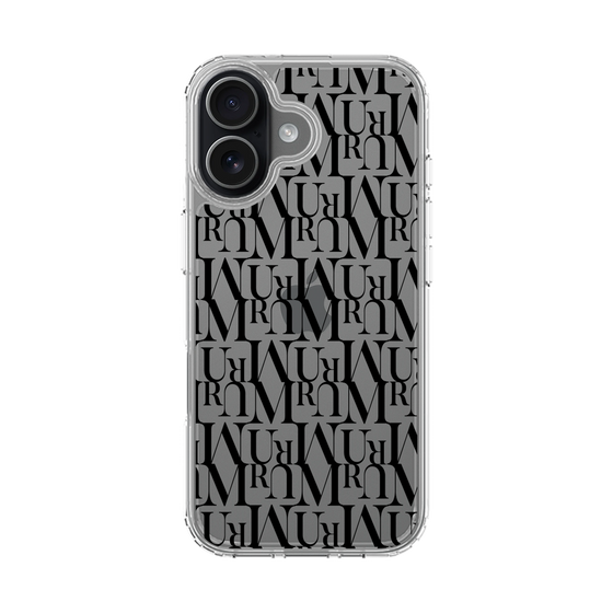 Slim Protection Case［ MURUA - Monogram - Black ］