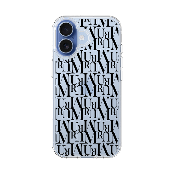 Slim Protection Case［ MURUA - Monogram - Black ］