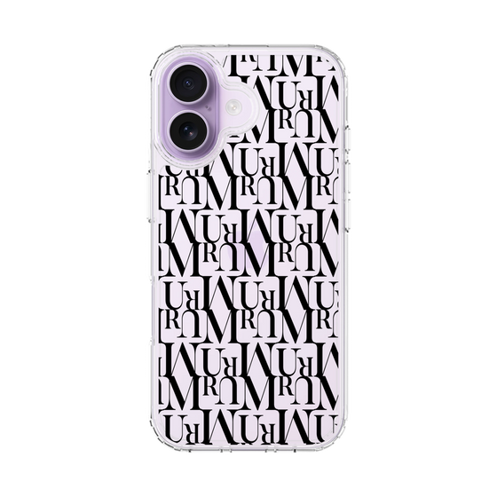 Slim Protection Case［ MURUA - Monogram - Black ］