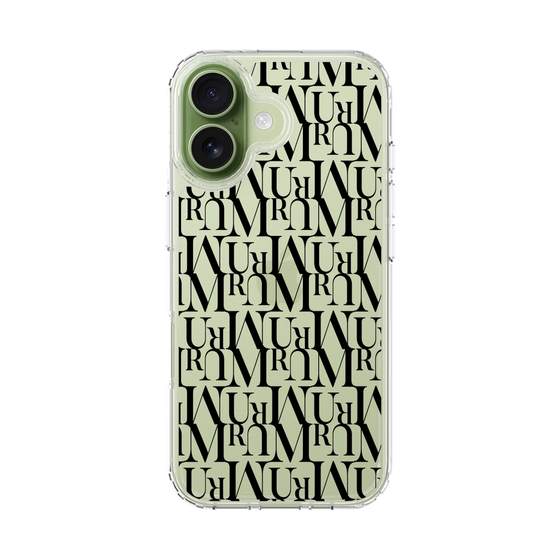 Slim Protection Case［ MURUA - Monogram - Black ］