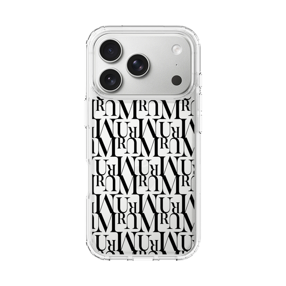 Slim Protection Case［ MURUA - Monogram - Black ］