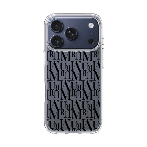 Slim Protection Case［ MURUA - Monogram - Black ］