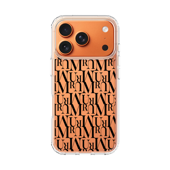 Slim Protection Case［ MURUA - Monogram - Black ］