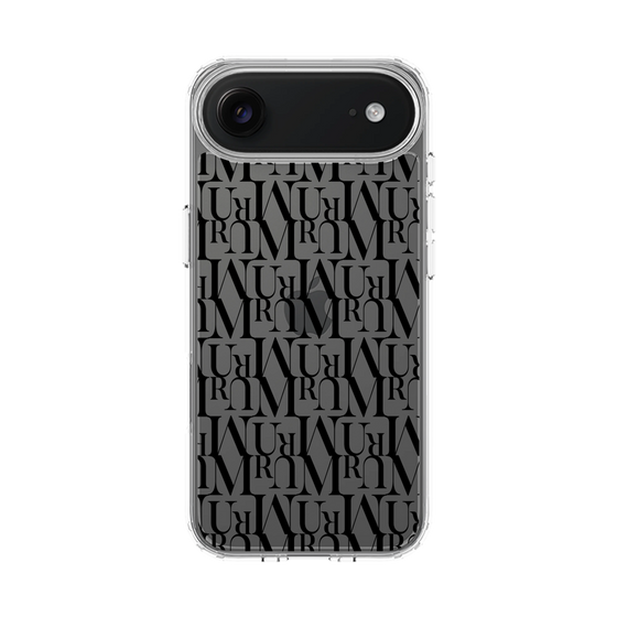 Slim Protection Case［ MURUA - Monogram - Black ］